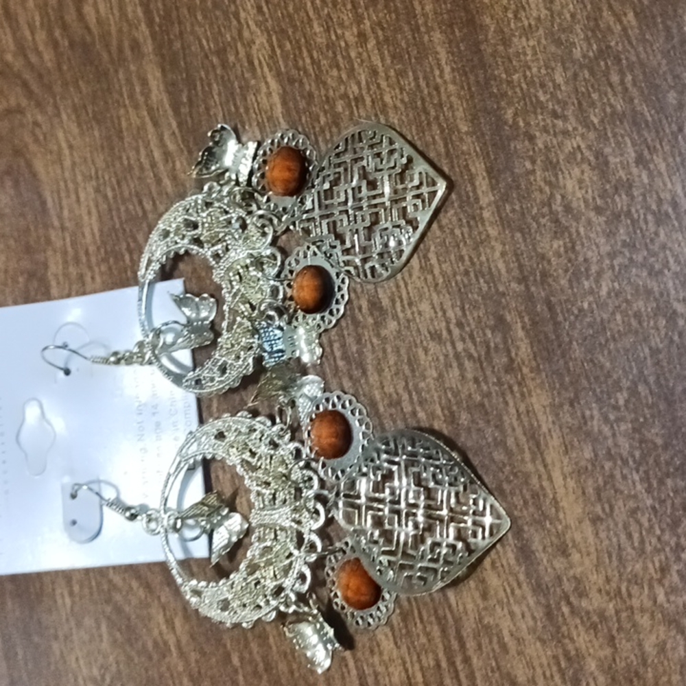 Earrings Dangle Owl Butterflies Mary Sol